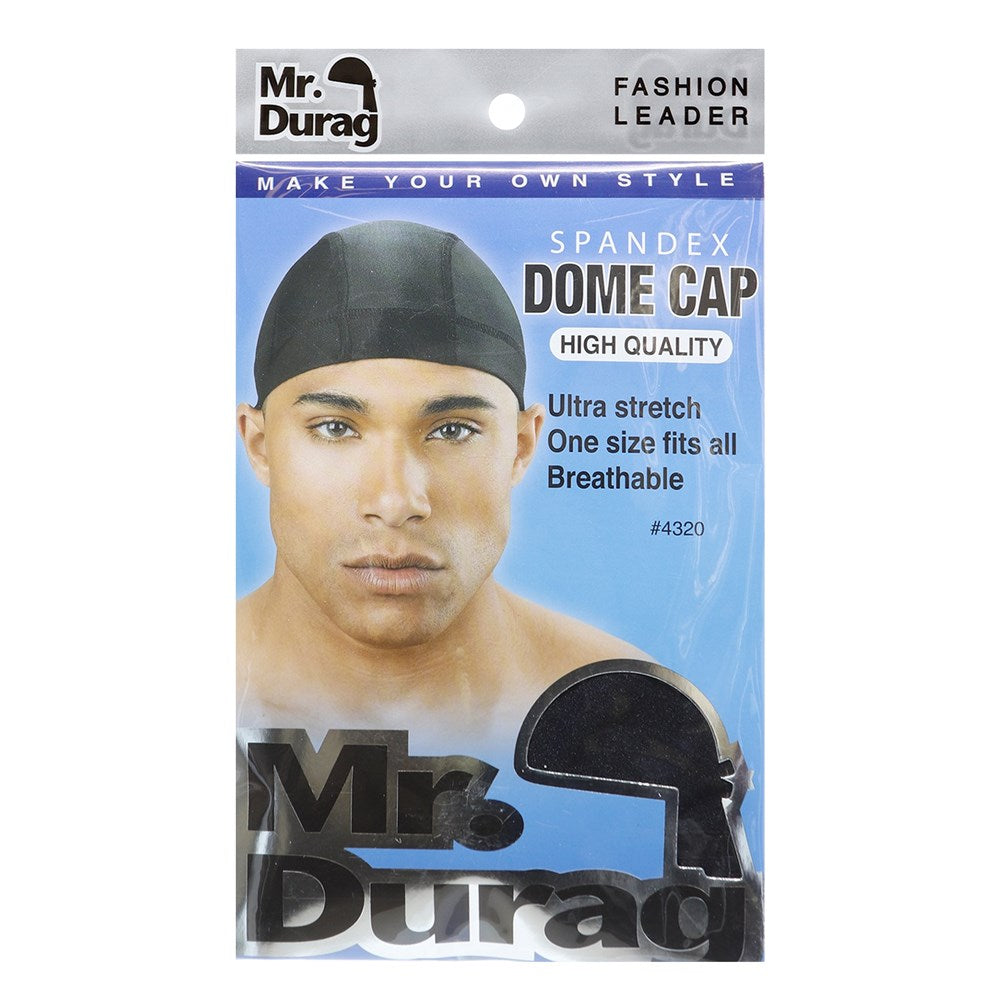 ANNIE Mr. Durag Spandex Dome Cap - Black
