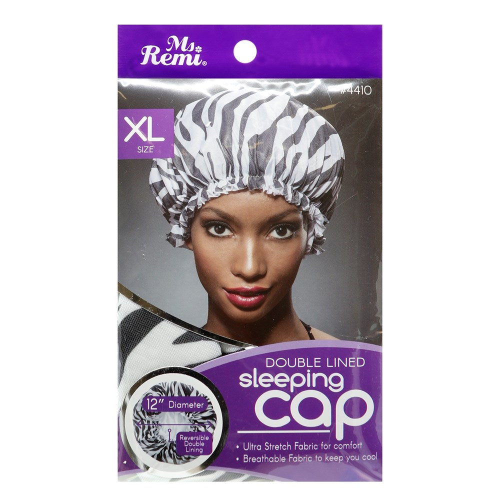 ANNIE Double Lined Sleeping Cap [X-Large] - Zebra