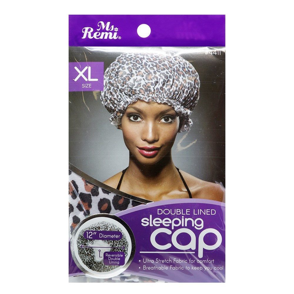 ANNIE Double Lined Sleeping Cap [X-Large] - Leopard