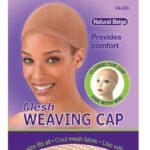 ANNIE Ms. Remi Mesh Weaving Cap - Natural Beige