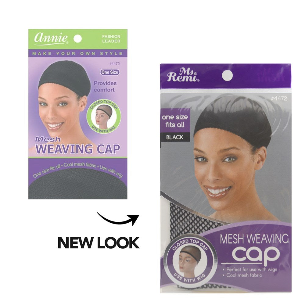 ANNIE Ms. Remi Mesh Weaving Cap - Black