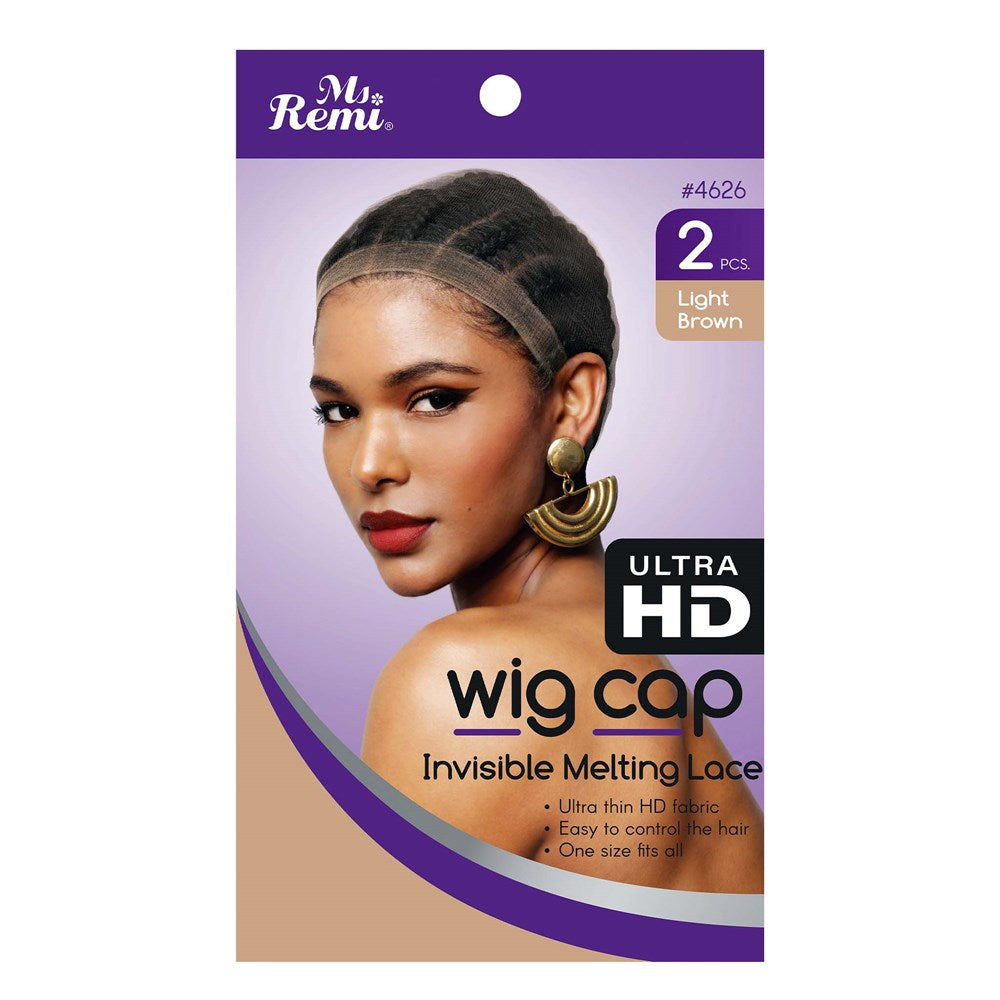 ANNIE Ms. Remi Invisible HD Melting Wig Cap (2pcs) - Light Brown