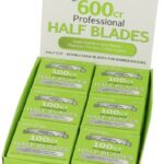 ANNIE Almine Half Cut Double Edge Blades (100 BladesX6packs/Box)