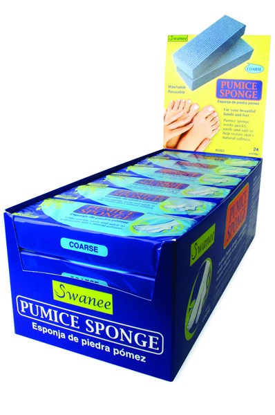 ANNIE Swanee Pumice Sponge [24pcs/ds] - Coarse