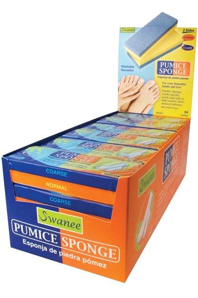 ANNIE Swanee Pumice Sponge [24pcs/ds] - Normal/Coarse