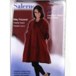 ANNIE Salerno Swing Jacket - Silky Polyester Burgundy