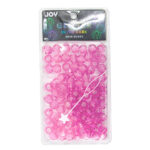 ANNIE Joy Glitter In the Dark Round Beads XL - Pink