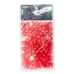 ANNIE Joy Glitter In the Dark Round Beads XL - Red