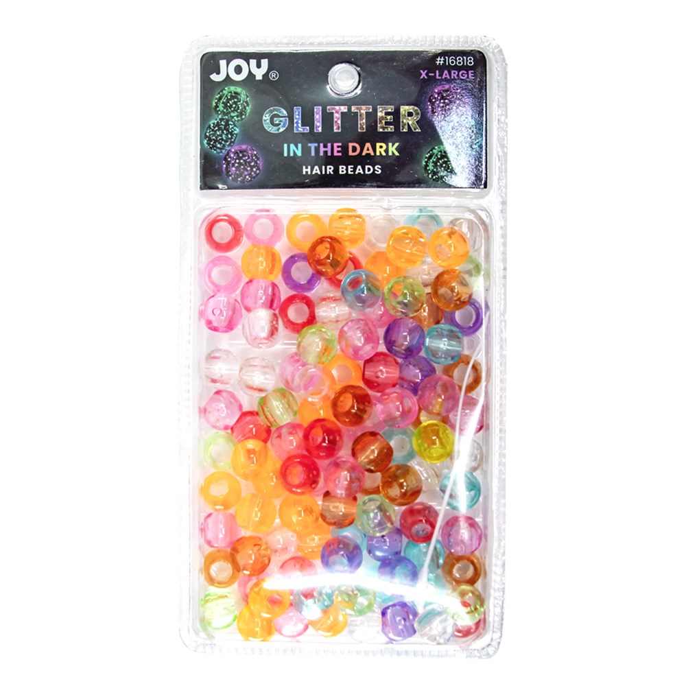 ANNIE Joy Glitter In the Dark Round Beads XL - Assorted #2