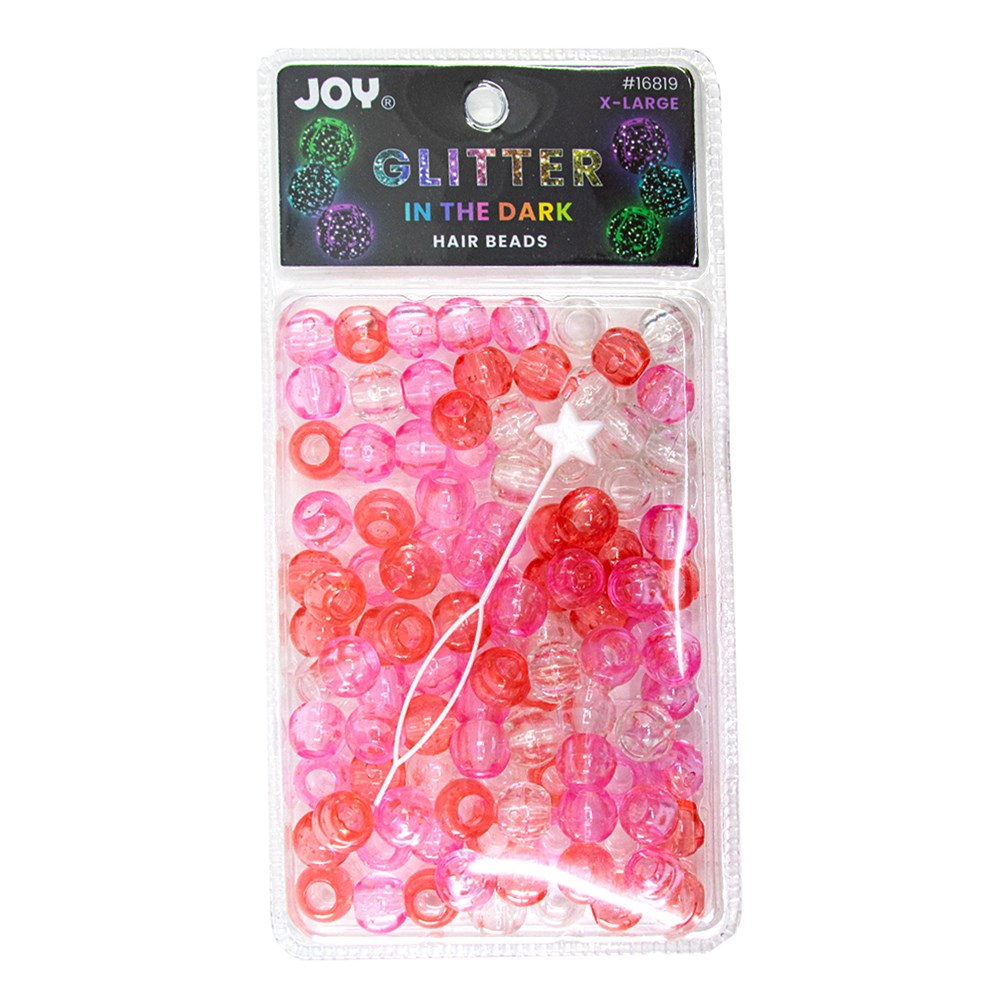 ANNIE Joy Glitter In the Dark Round Beads XL - Assorted #3
