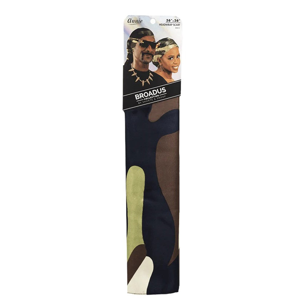 ANNIE Broadus Collection Headwrap Scarf (36inch x 36inch) - Camo
