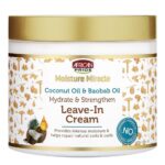 AFRICAN PRIDE Moisture Miracle Coconut & Baobab Oil Leave In Cream (15oz)