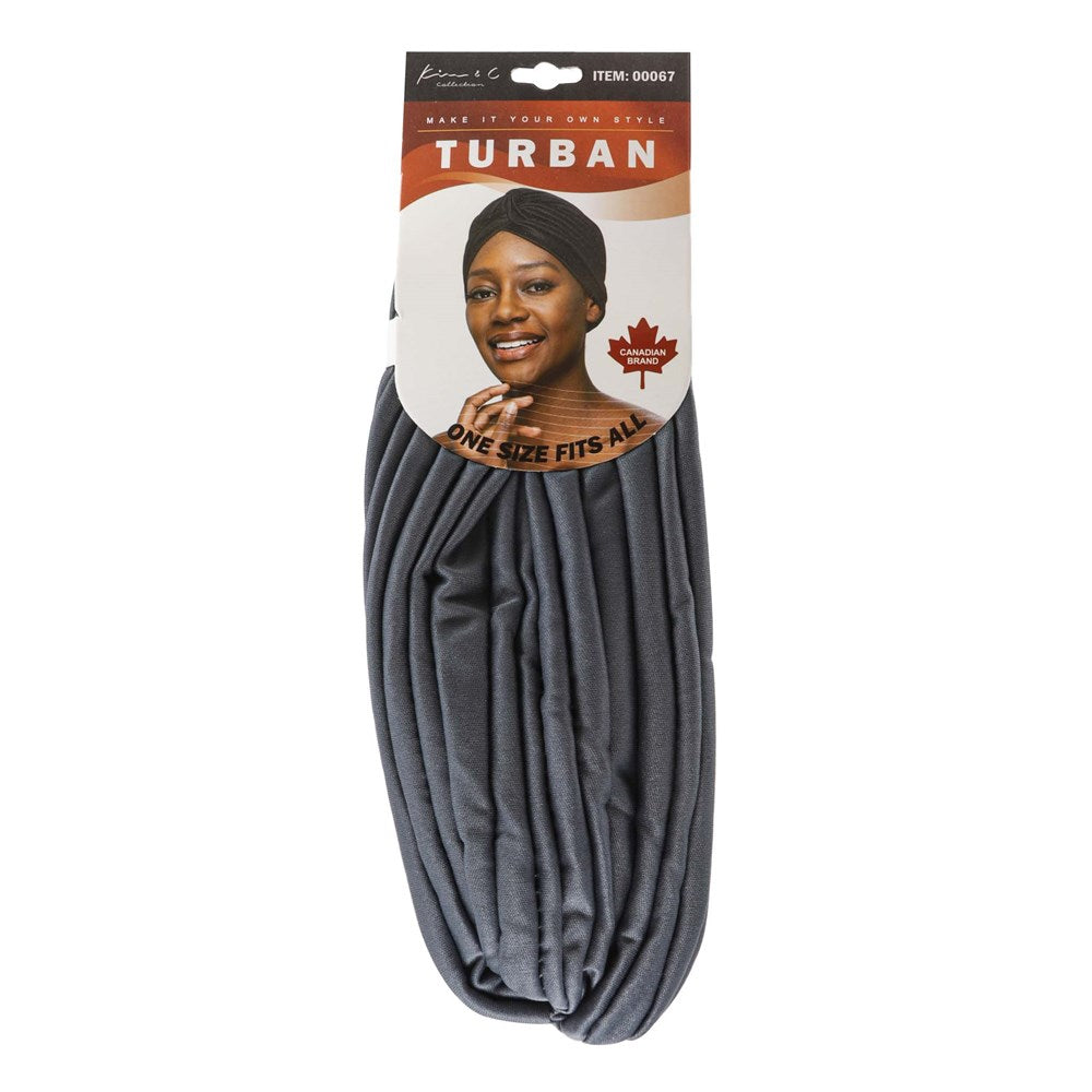KIM & C Turban - Dark Grey