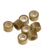 KIM & C Silicone Micro Rings for Hair Extensions (1000pcs/jar) - Beige