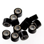 KIM & C Silicone Micro Rings for Hair Extensions (1000pcs/jar) - Black