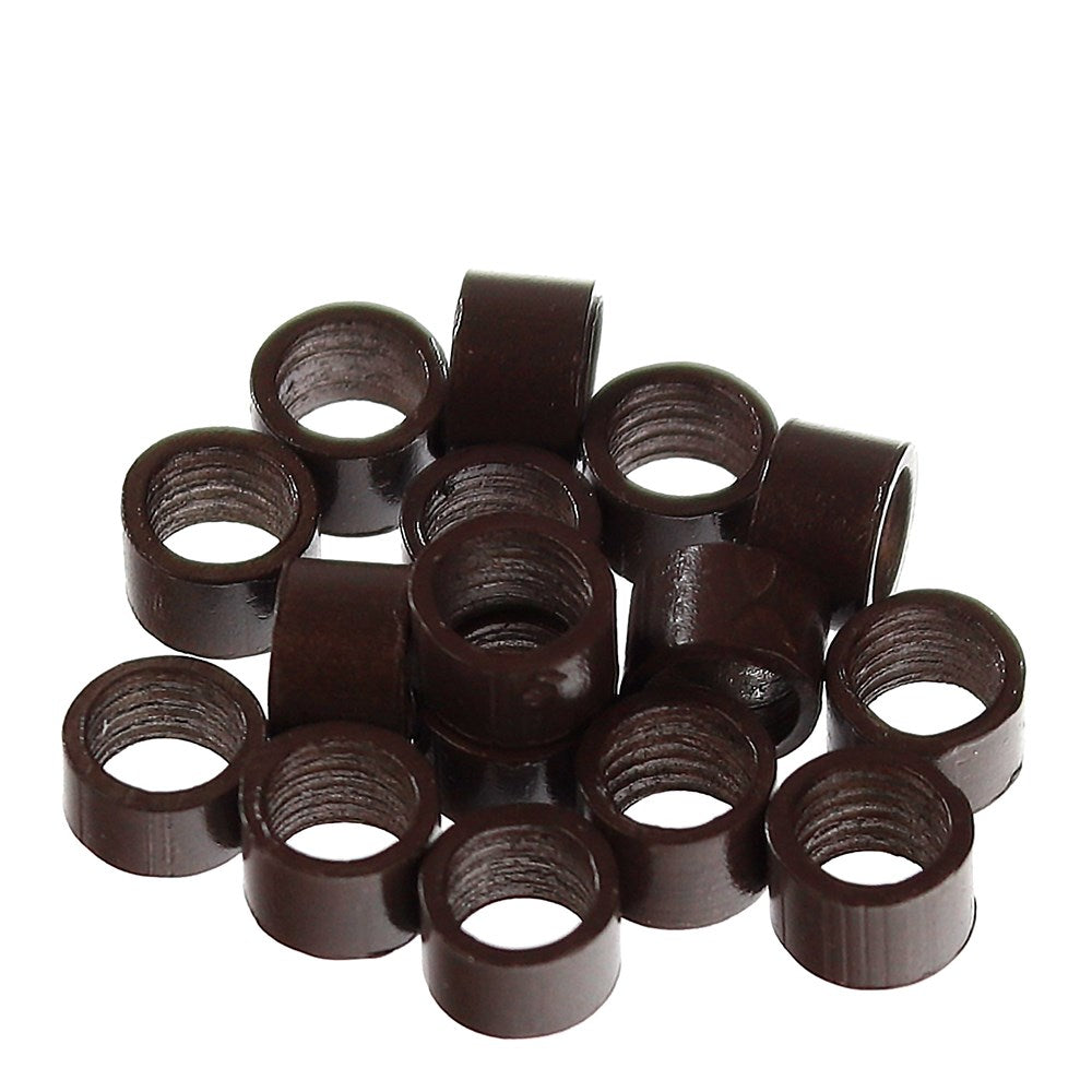 KIM & C Micro Rings For Hair Extension (Diameter 4mm, 1000pcs) - Dark Brown