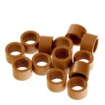 KIM & C Micro Rings For Hair Extension (Diameter 4mm, 1000pcs) - Brown