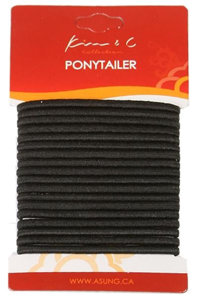 KIM & C 18pcs Ponytail Holder - Black