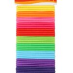 KIM & C 40pcs Ponytail Holders - Rainbow Assorted
