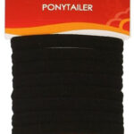 KIM & C 8pcs Ponytail Holders - Black