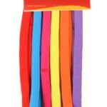 KIM & C 6pcs Elastic Headbands [Thick & Long] - Assorted