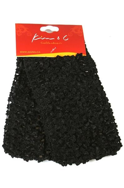KIM & C 2pcs Mesh Head Bands - Black