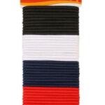 KIM & C 40pcs Ponytail Holders - 4 Colors Assorted