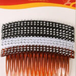 KIM & C 4pc Stone Hair Comb Clip