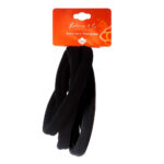KIM & C 4pcs Elastic Headbands - Black