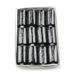 KIM & C Cotton Weaving Thread (Double Size, 12pcs) - Black