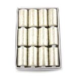 KIM & C Cotton Weaving Thread (Double Size, 12pcs) - Blonde