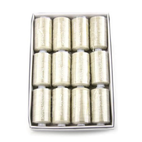 KIM & C Cotton Weaving Thread (Double Size, 12pcs) - Blonde