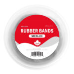 KIM & C 500pcs Rubber Bands - Black