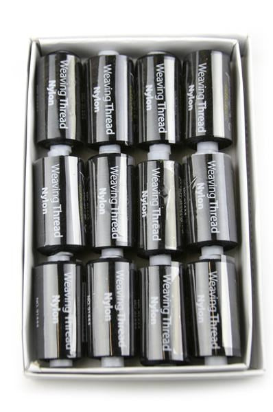 KIM & C Nylon Weaving Thread (12pcs) - Black