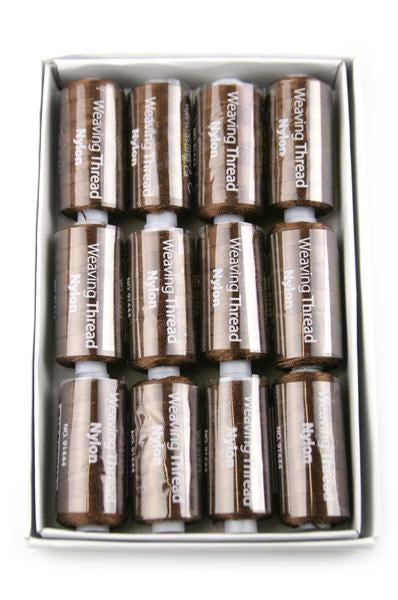 KIM & C Nylon Weaving Thread (12pcs) - Brown