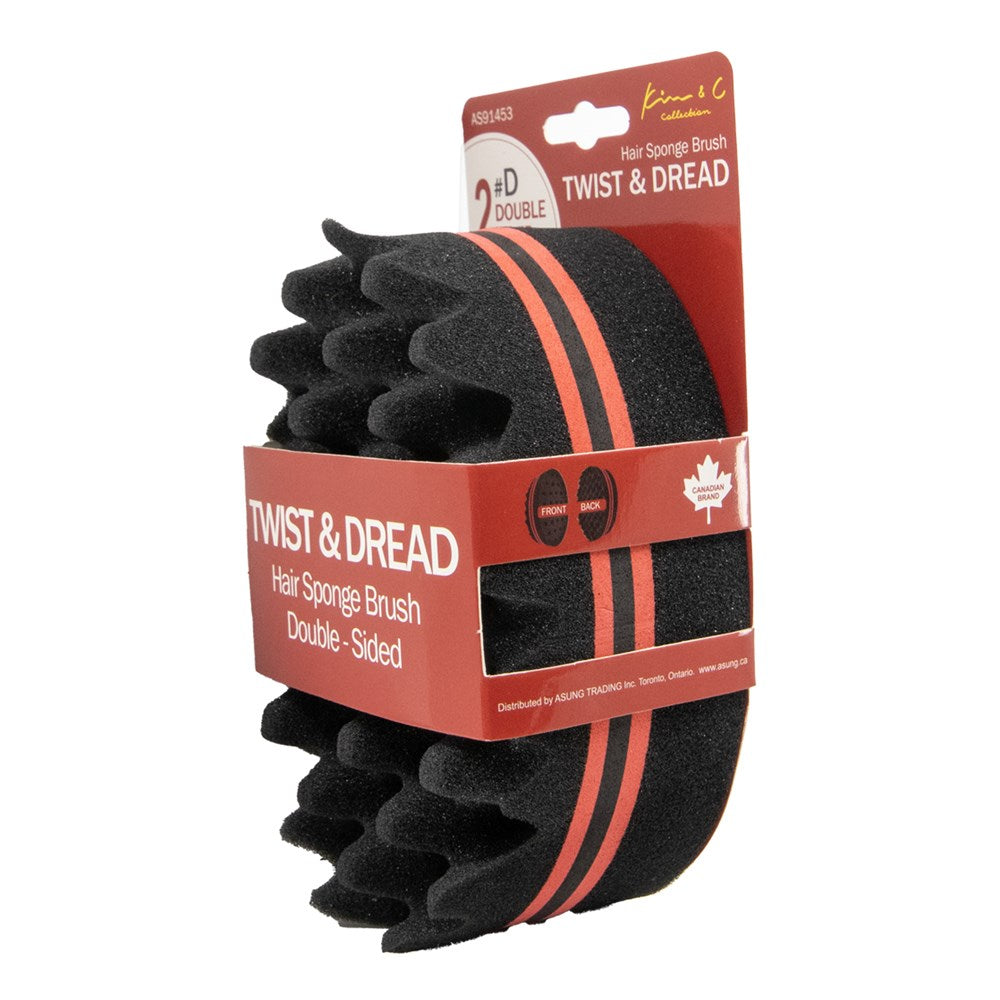 KIM & C Twist & Dread Sponge Brush [Double Sided] - D