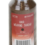 KIM & C Cotton Corn Style Weaving Thread (1000m/100g) - Dark Brown