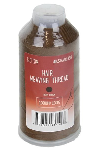 KIM & C Cotton Corn Style Weaving Thread (1000m/100g) - Dark Brown