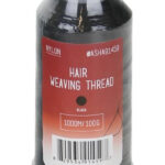 KIM & C Nylon Corn Style Weaving Thread (1000m/100g) - Black