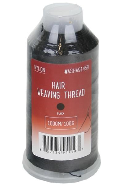 KIM & C Nylon Corn Style Weaving Thread (1000m/100g) - Black