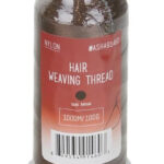 KIM & C Nylon Corn Style Weaving Thread (1000m/100g) - Dark Brown