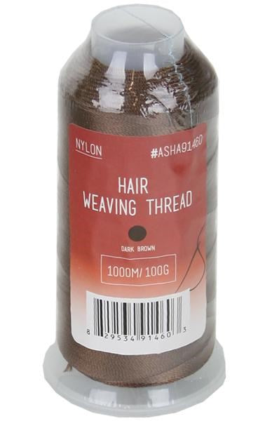 KIM & C Nylon Corn Style Weaving Thread (1000m/100g) - Dark Brown