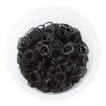 KIM & C 1000pcs Rubber Bands - Black