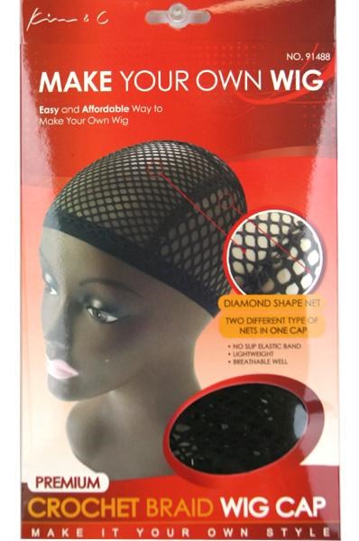 KIM & C Premium Crochet Wig Cap - Regular