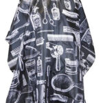 KIM & C Cutting Cape with Hook - Black