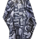 KIM & C Cutting Cape with Button - Black