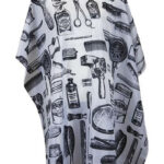 KIM & C Cutting Cape with Button - White