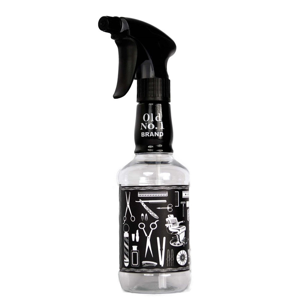 KIM & C Barber Round Spray Bottle - Clear