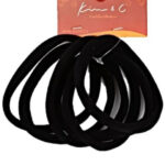 KIM & C 6pcs High Elastic Ponytailer - Black
