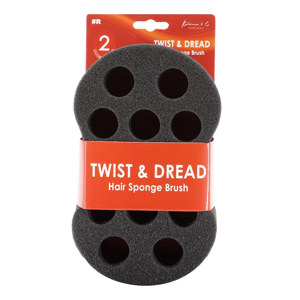 KIM & C Twist & Dread Sponge Brush [Double Sided] - R